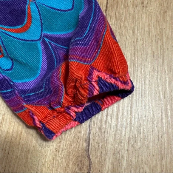 Girls Baby GAP Sz 2T l/s Drop Waist Dress Corduroy‎ Scallop Pattern Purple Pink - Picture 4 of 6